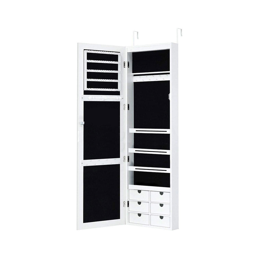 Armoire à bijoux murale miroir